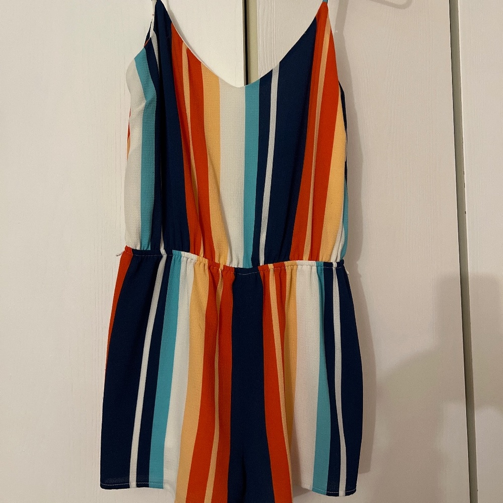 Striped Romper